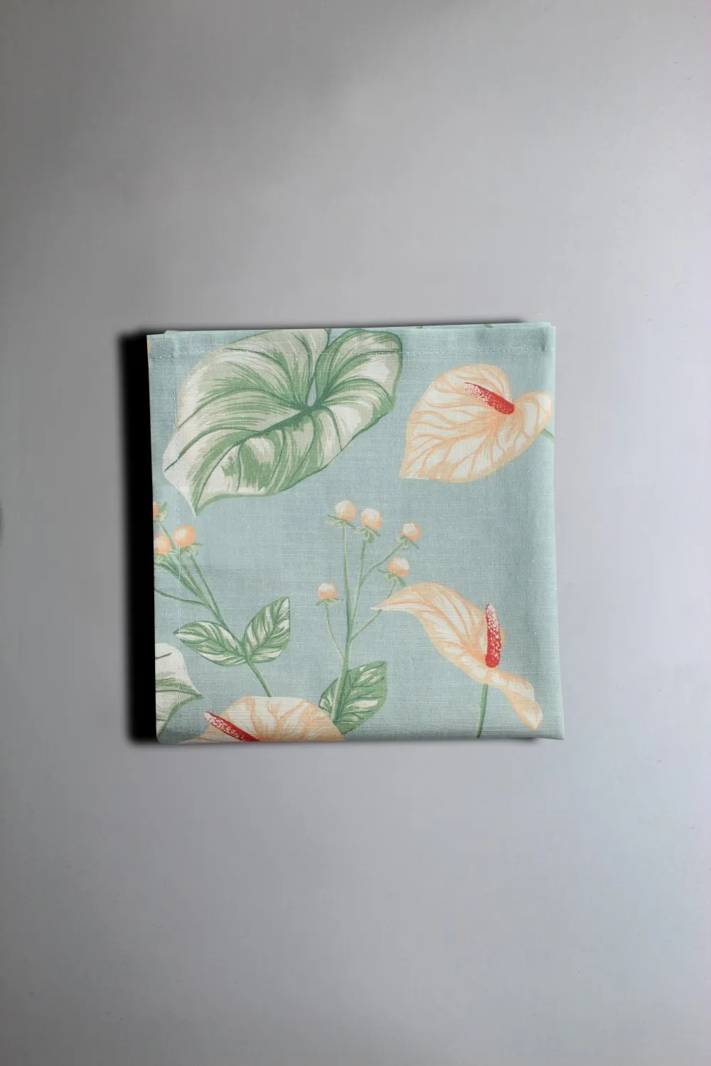 Serviettes en tissu - lot de 4 Adella (turquoise)