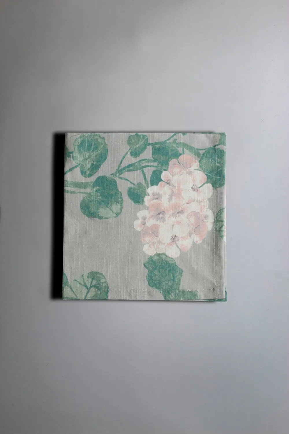 Serviettes en tissu - lot de 4 Amara (gris/rose)