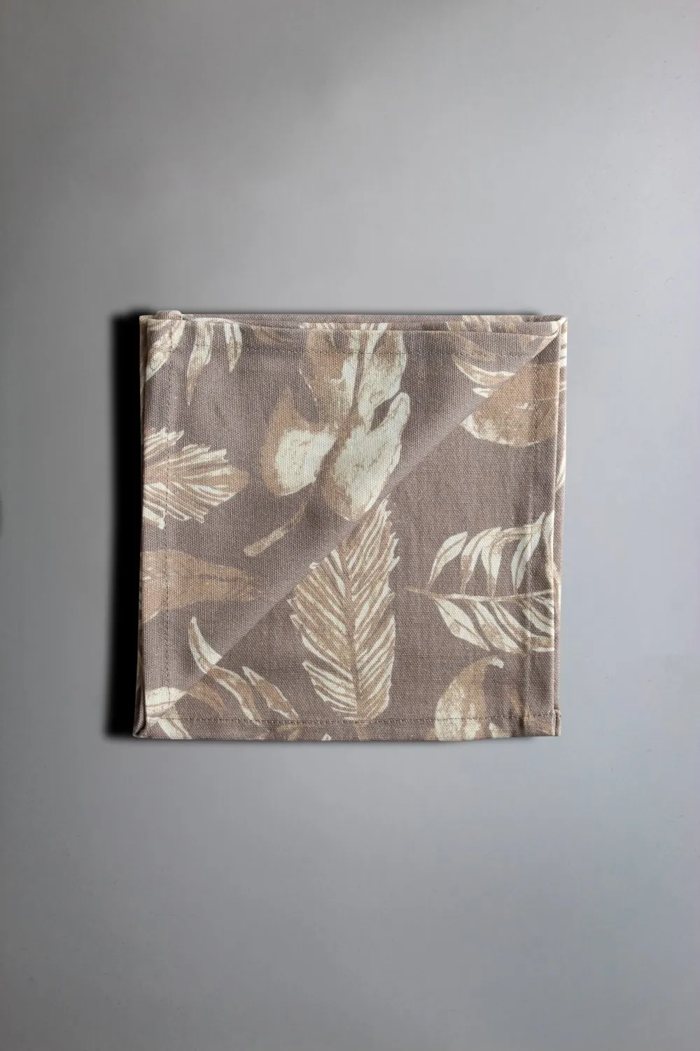 Serviettes de table en tissu - lot de 4 Lowe (beige)