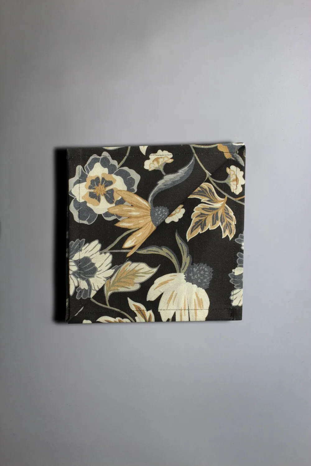 Serviettes de table en tissu - lot de 4 Mathilde (bleu)