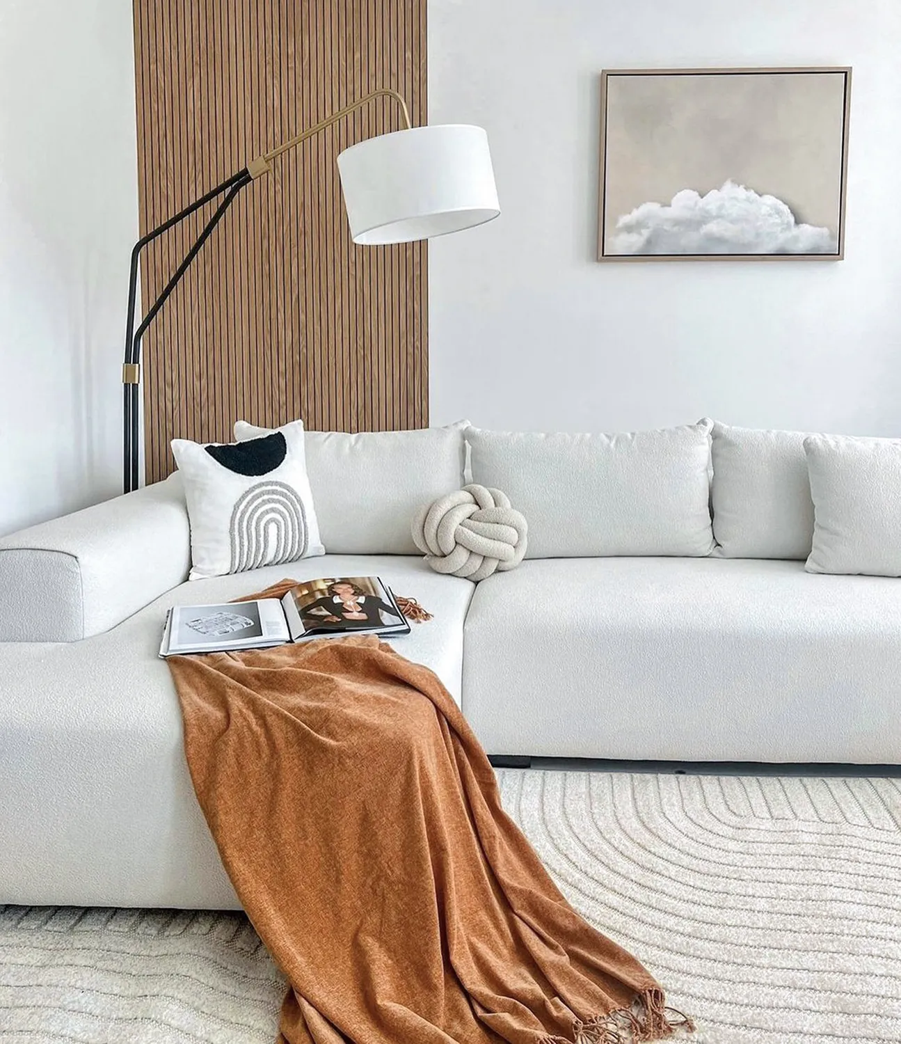 Shaggy intérieur-extérieur - Devon (crème)