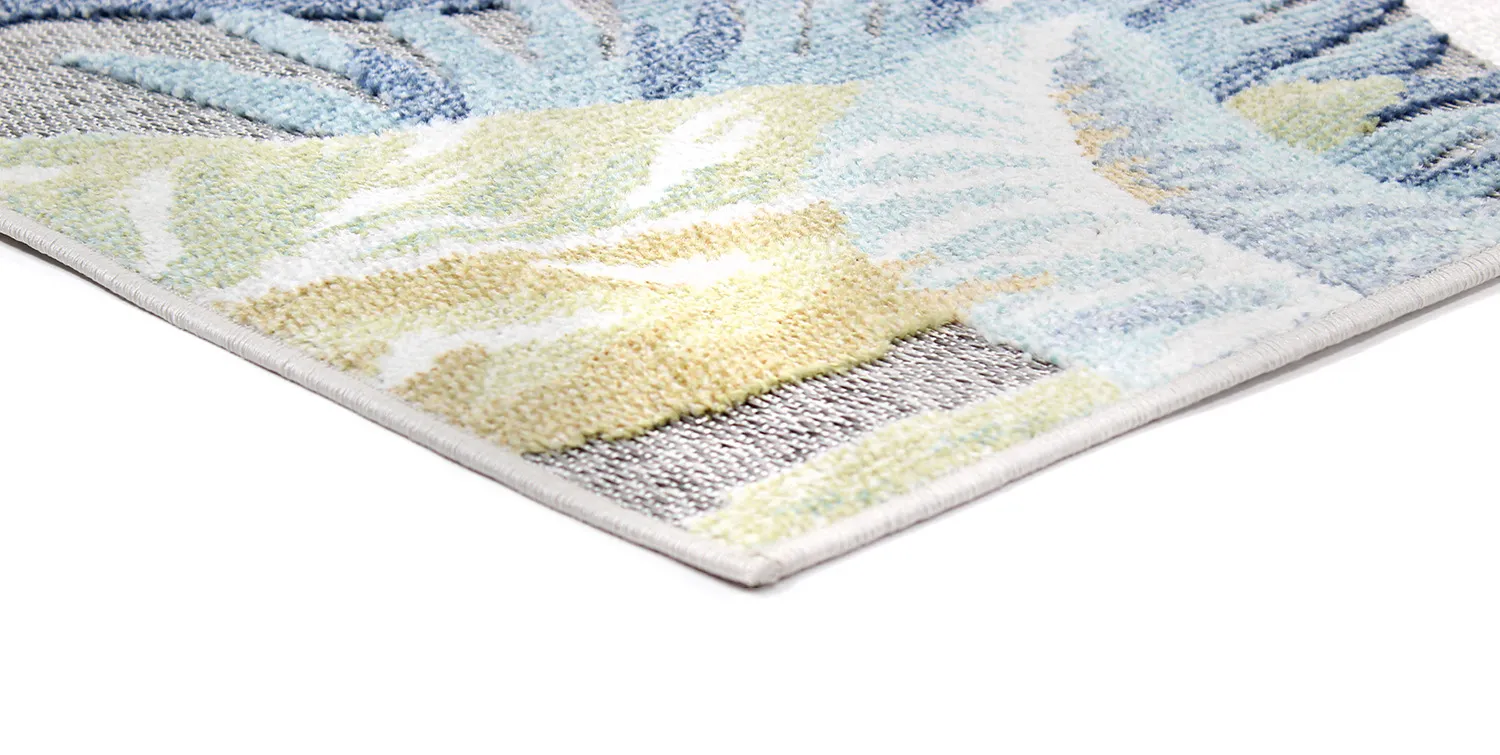 Teppich für innen und außen - Havana (dunkelblau/multi)