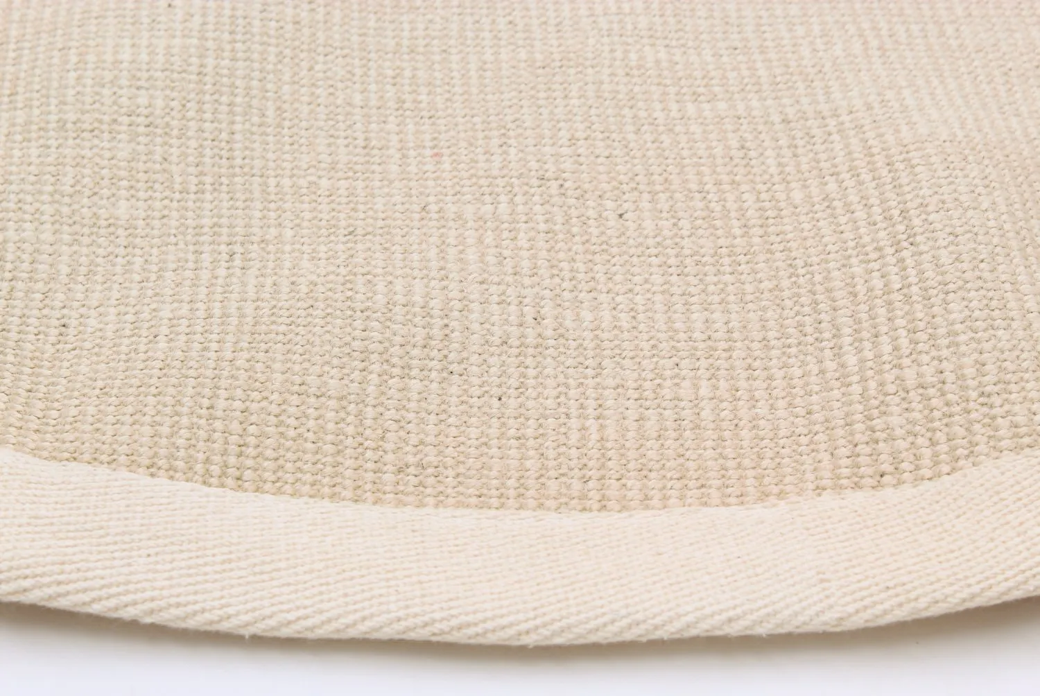 Tapis rond (sisal) - Agave (ivoire)