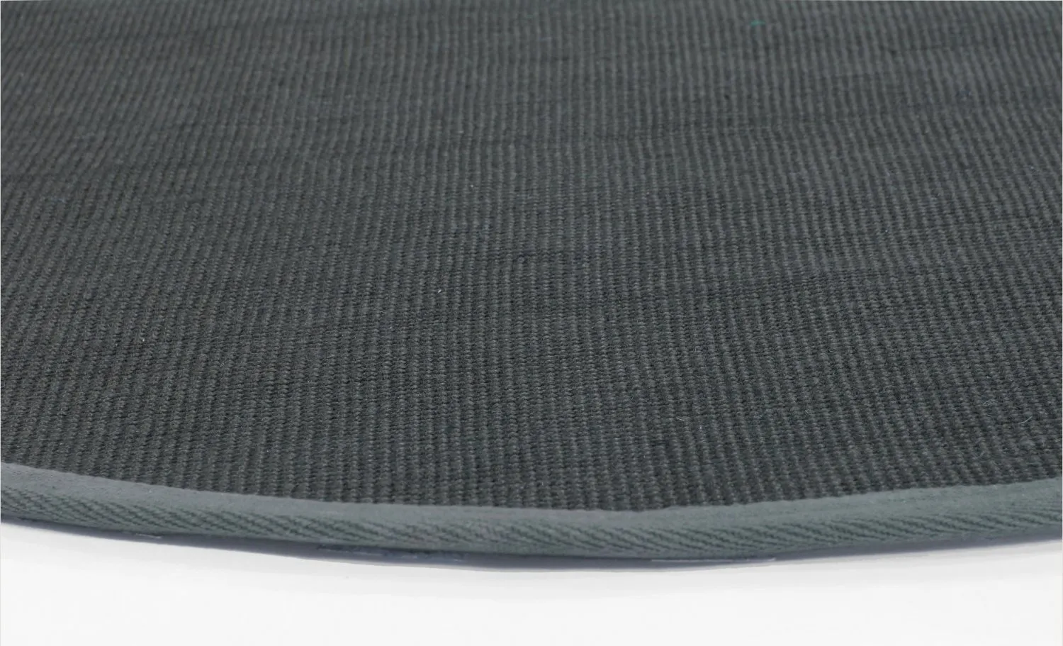 Rund Teppich (sisal) - Agave (dunkelgrau)