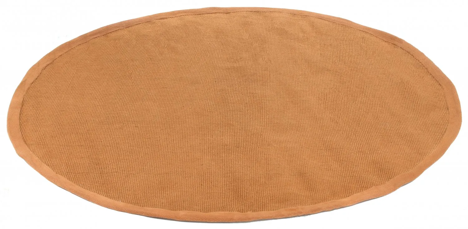 Rund Teppich (sisal) - Agave (orange)