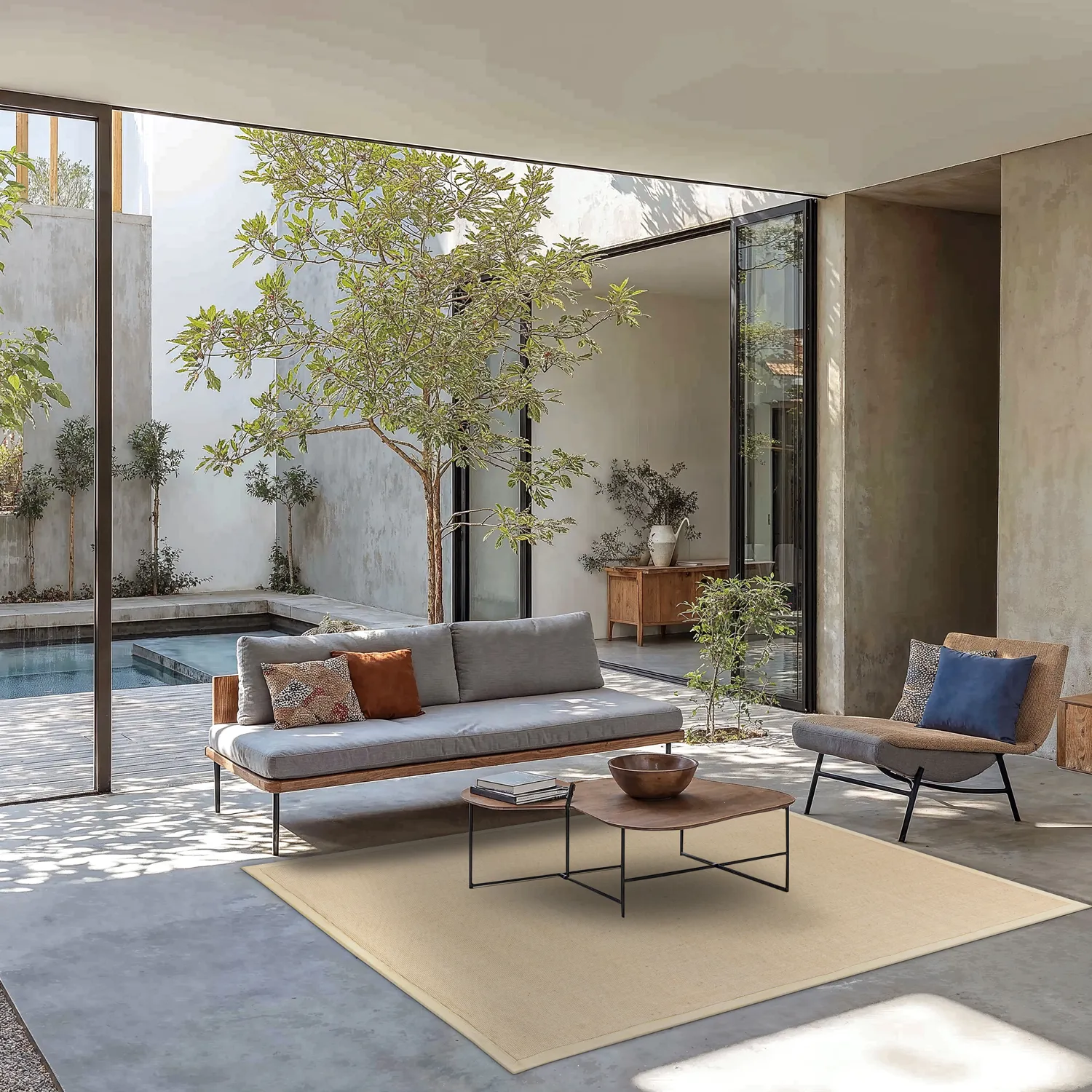 Sisal-Teppich - Agave (sand)