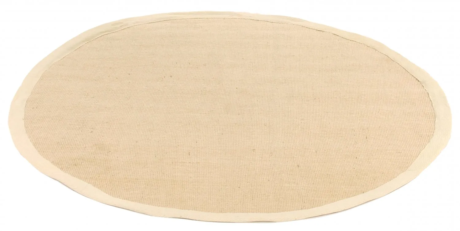Rund Teppich (sisal) - Agave (sand)