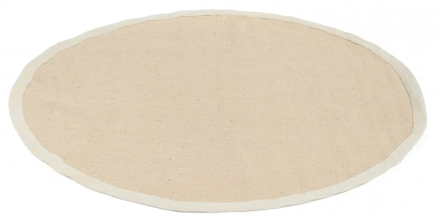 Rund Teppich (sisal) - Agave (beige/grau)