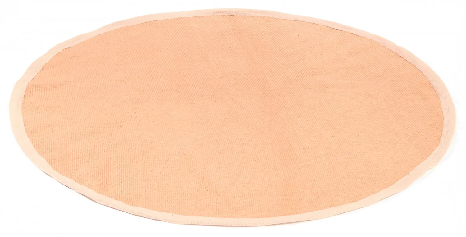 Rund Teppich (sisal) - Agave (aprikose)