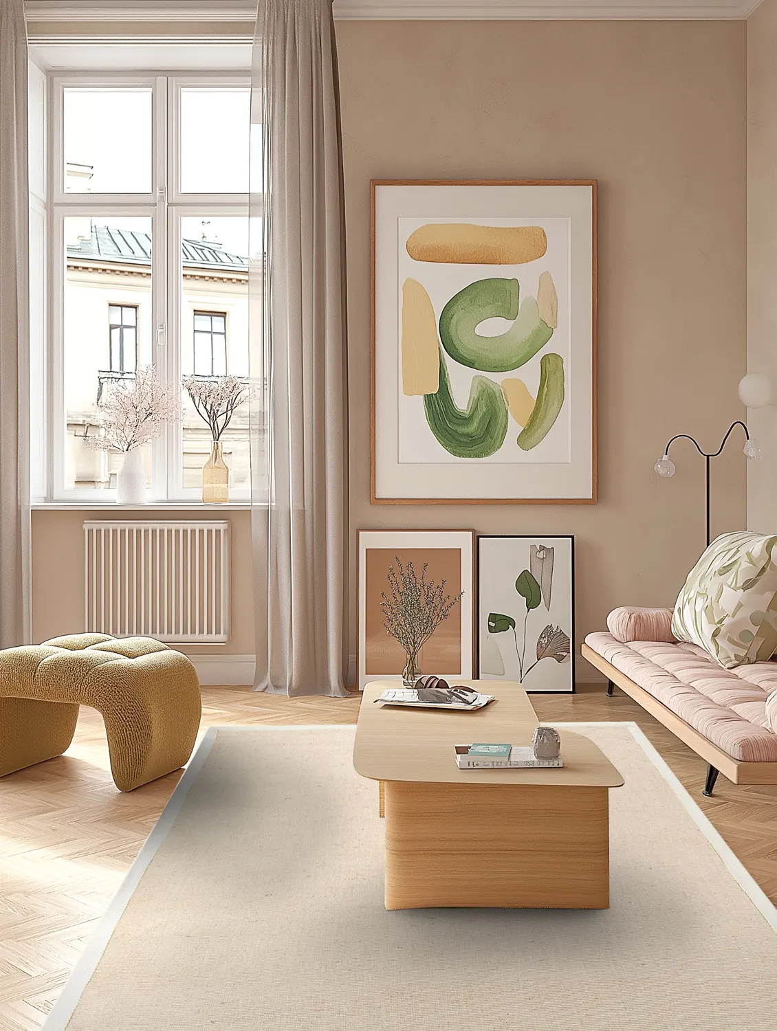 Sisal-Teppich - Agave (beige/grau)