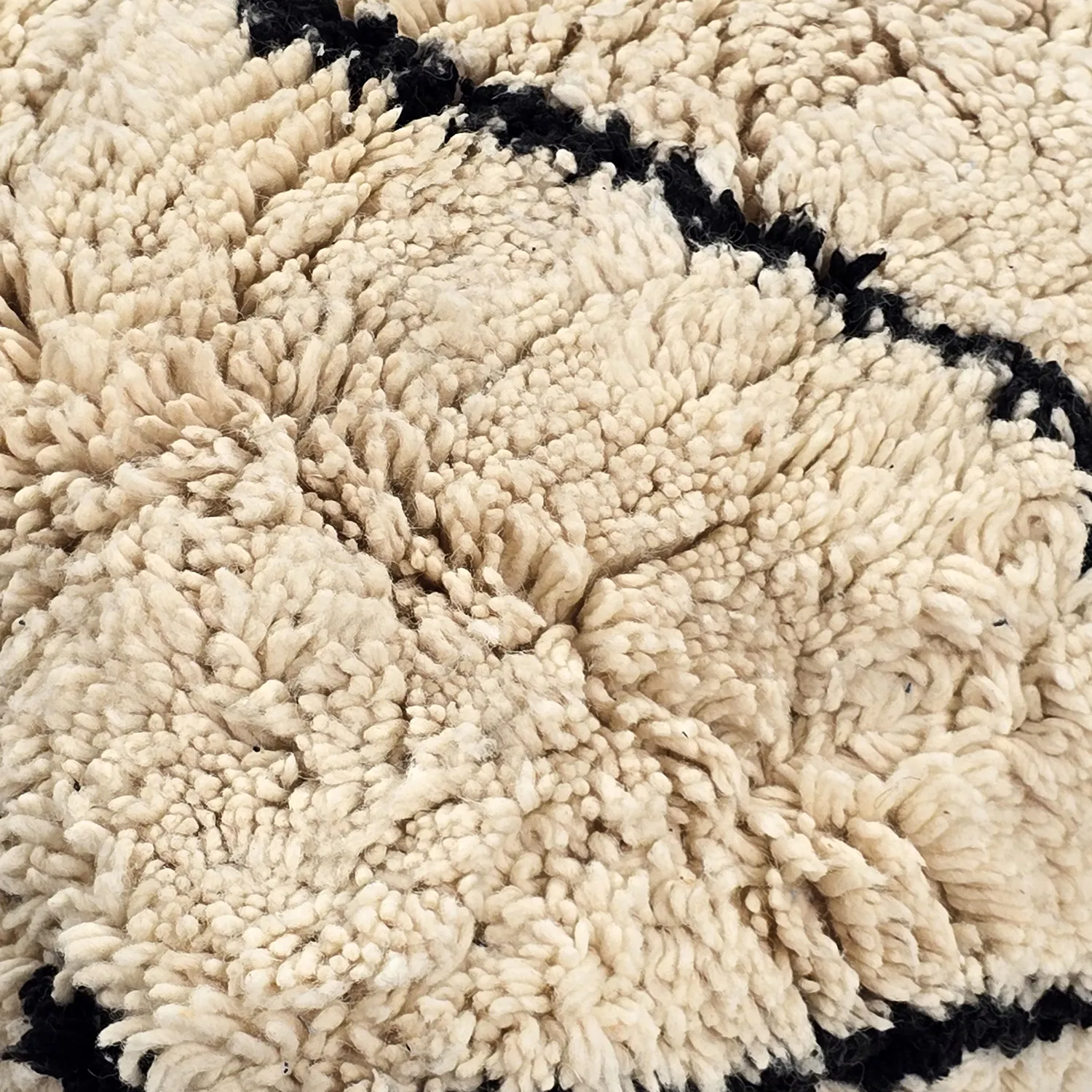 Sitzpoufs - Marokkanischer Pouf Beni Ourain 003