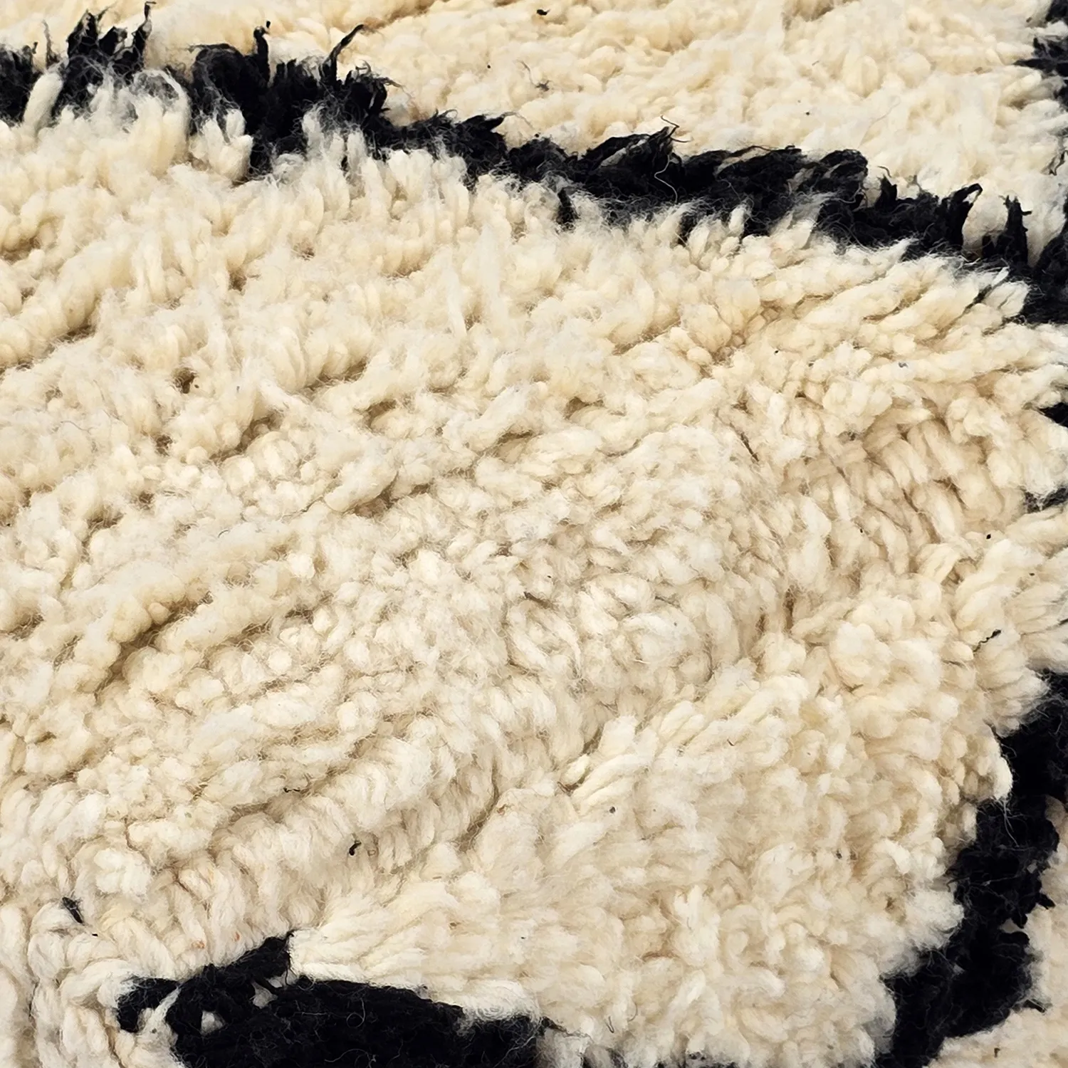 Sitzpoufs - Marokkanischer Pouf Beni Ourain 006