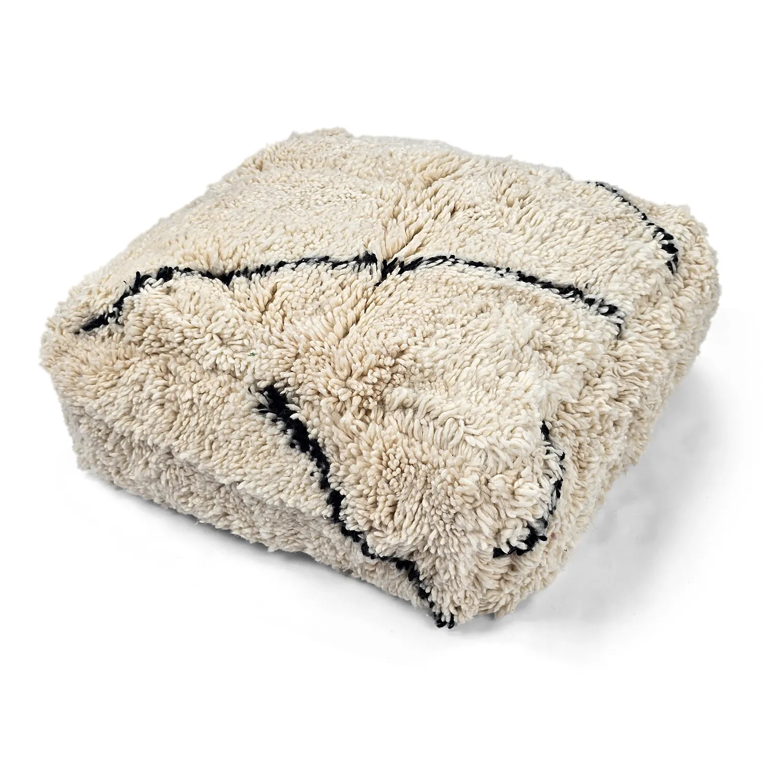 Sitzpoufs - Marokkanischer Pouf Beni Ourain 007