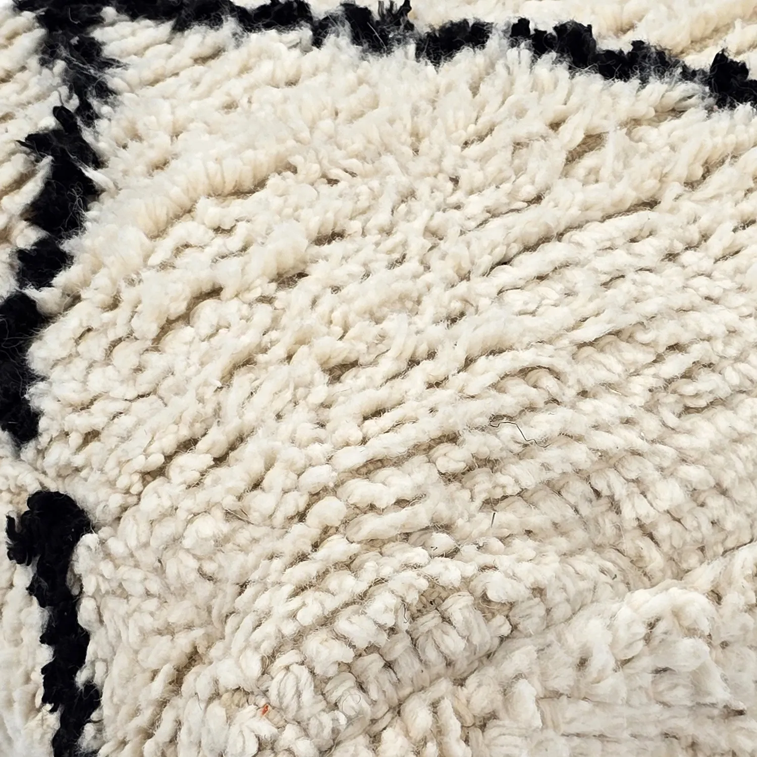 Sitzpoufs - Marokkanischer Pouf Beni Ourain 008