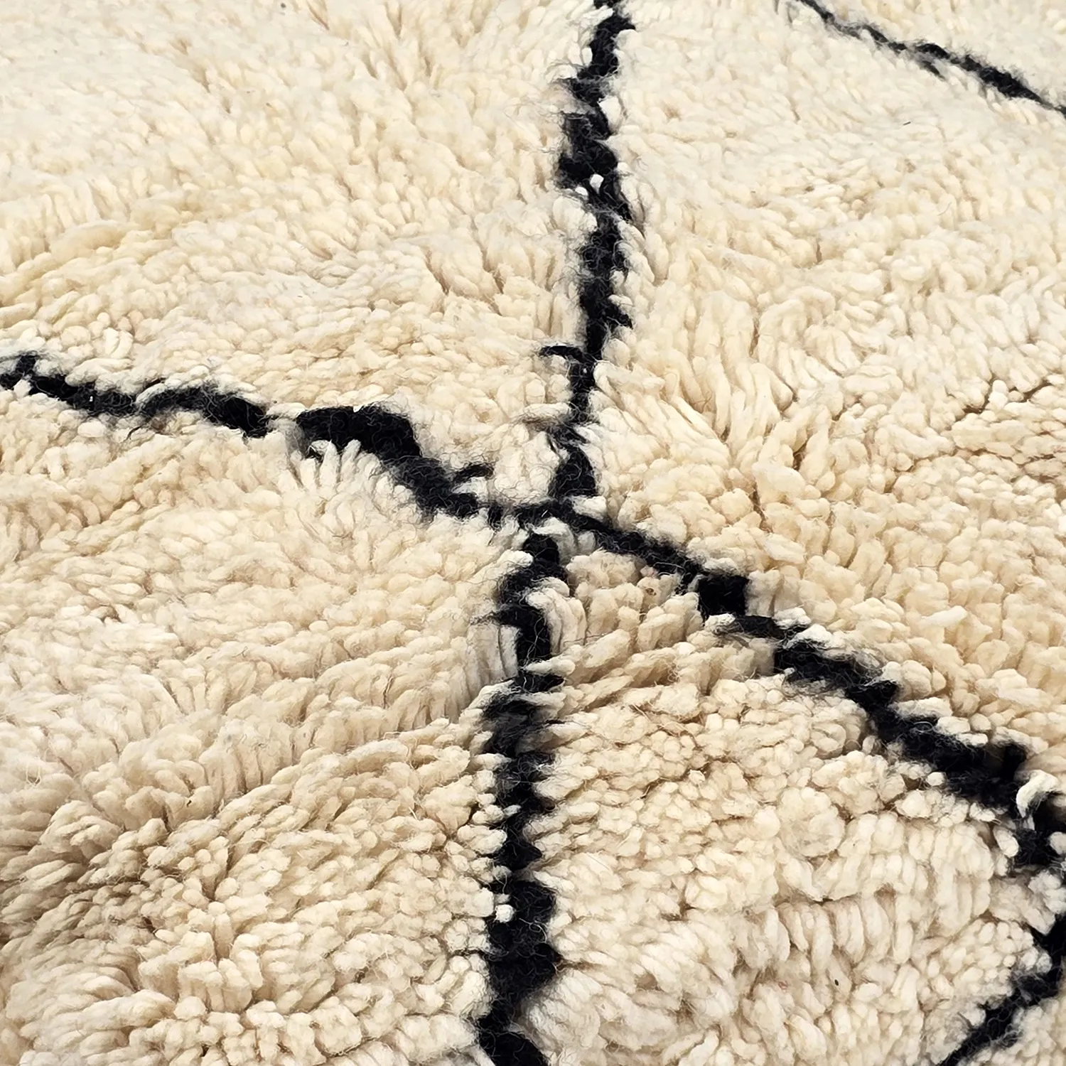 Sitzpoufs - Marokkanischer Pouf Beni Ourain 032