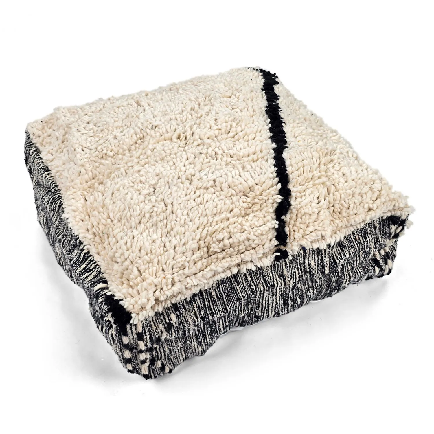 Sitzpoufs - Marokkanischer Pouf Beni Ourain 033
