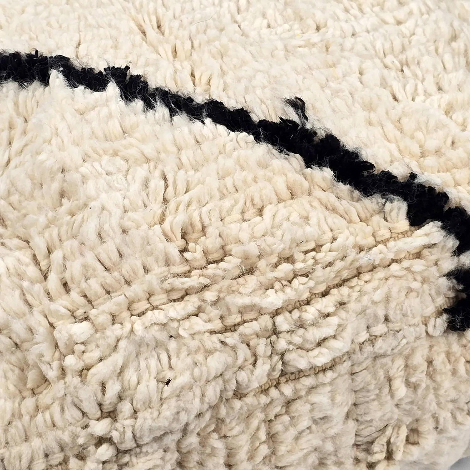 Sitzpoufs - Marokkanischer Pouf Beni Ourain 034