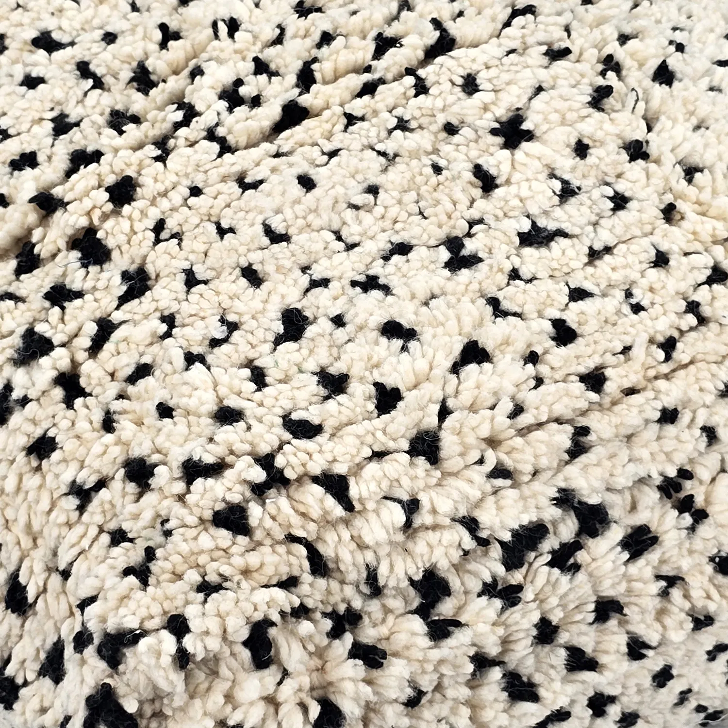 Sitzpoufs - Marokkanischer Pouf Beni Ourain 049