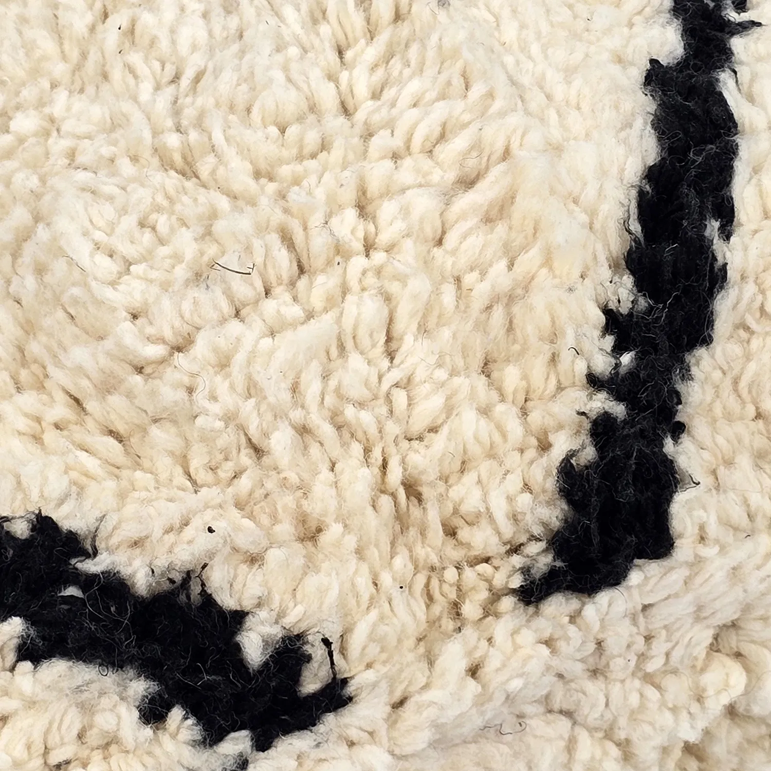 Sitzpoufs - Marokkanischer Pouf Beni Ourain 050