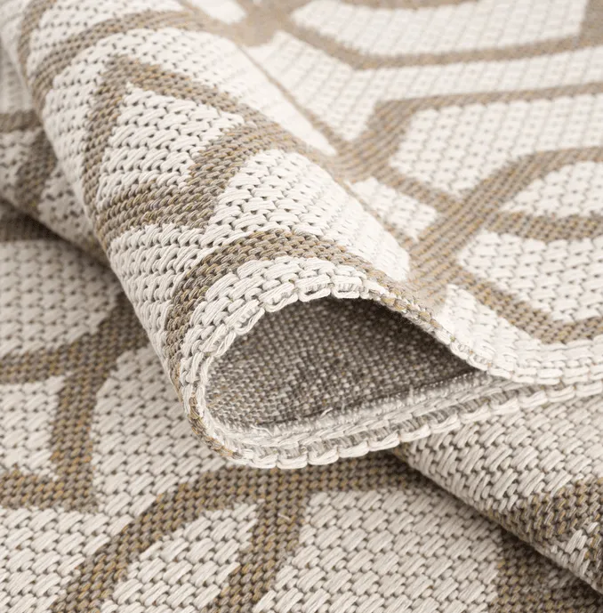 Baumwollteppich - Kebira (beige)