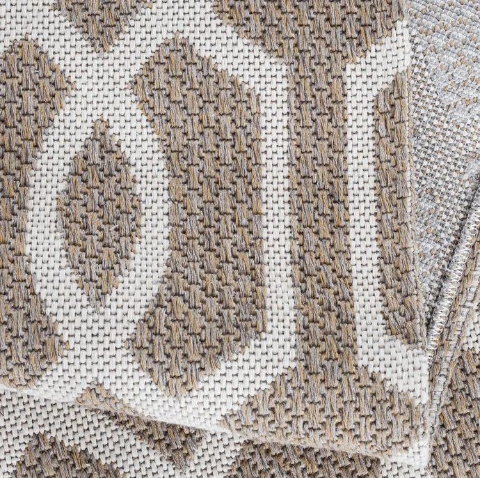 Baumwollteppich - Kebira (creme)