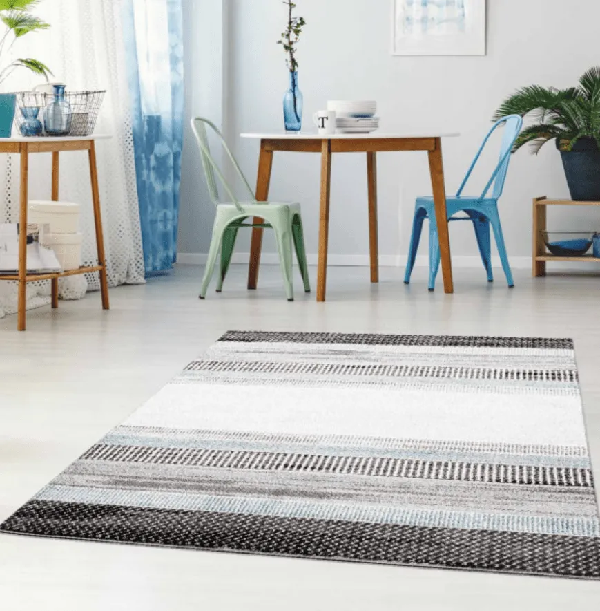 Wilton-Teppich - Dalur (blau)