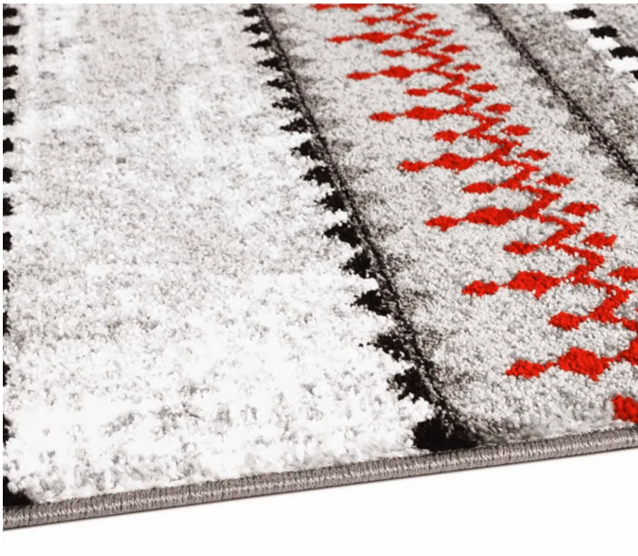 Wilton-Teppich - Elduvik (rot)