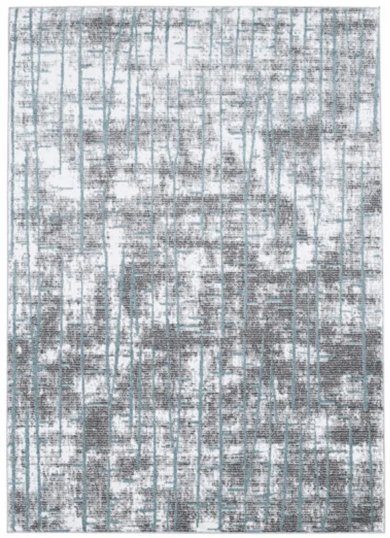 Wilton-Teppich - Eystur (blau)