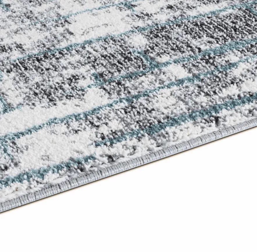 Wilton-Teppich - Eystur (blau)