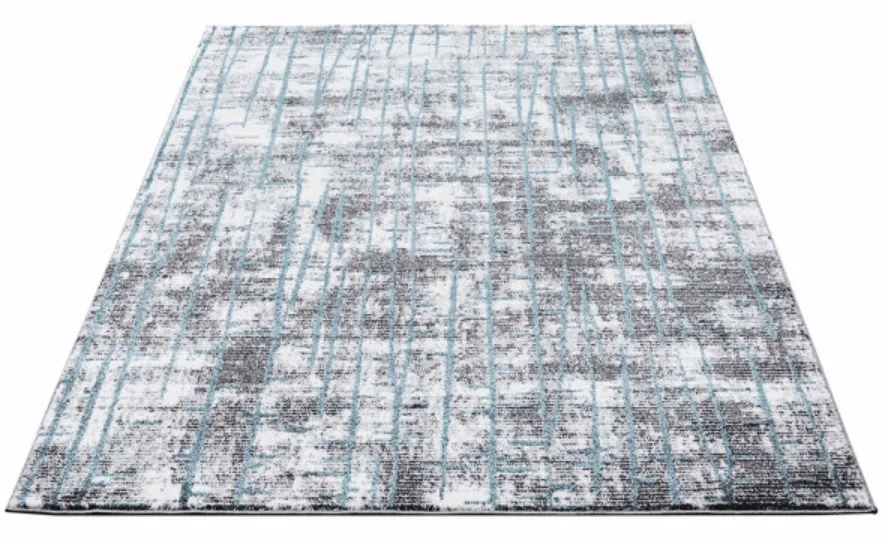 Wilton-Teppich - Eystur (blau)
