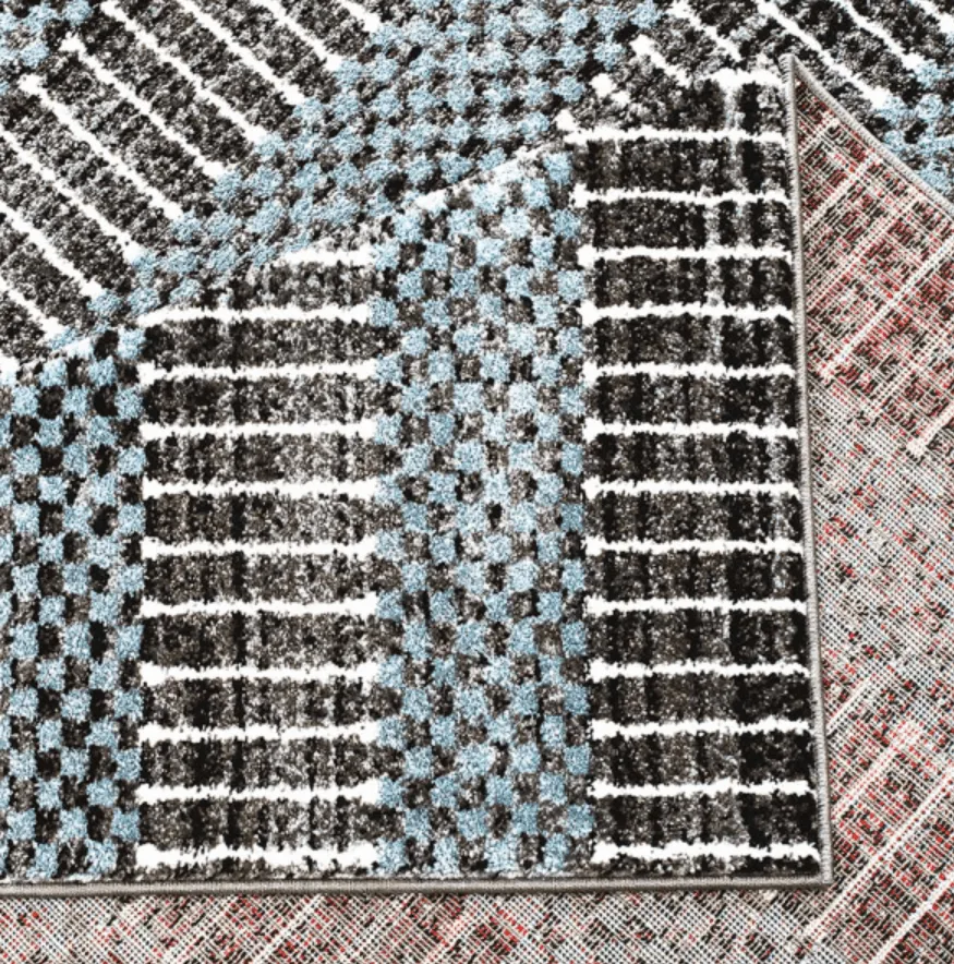 Wilton-Teppich - Renous (blau)