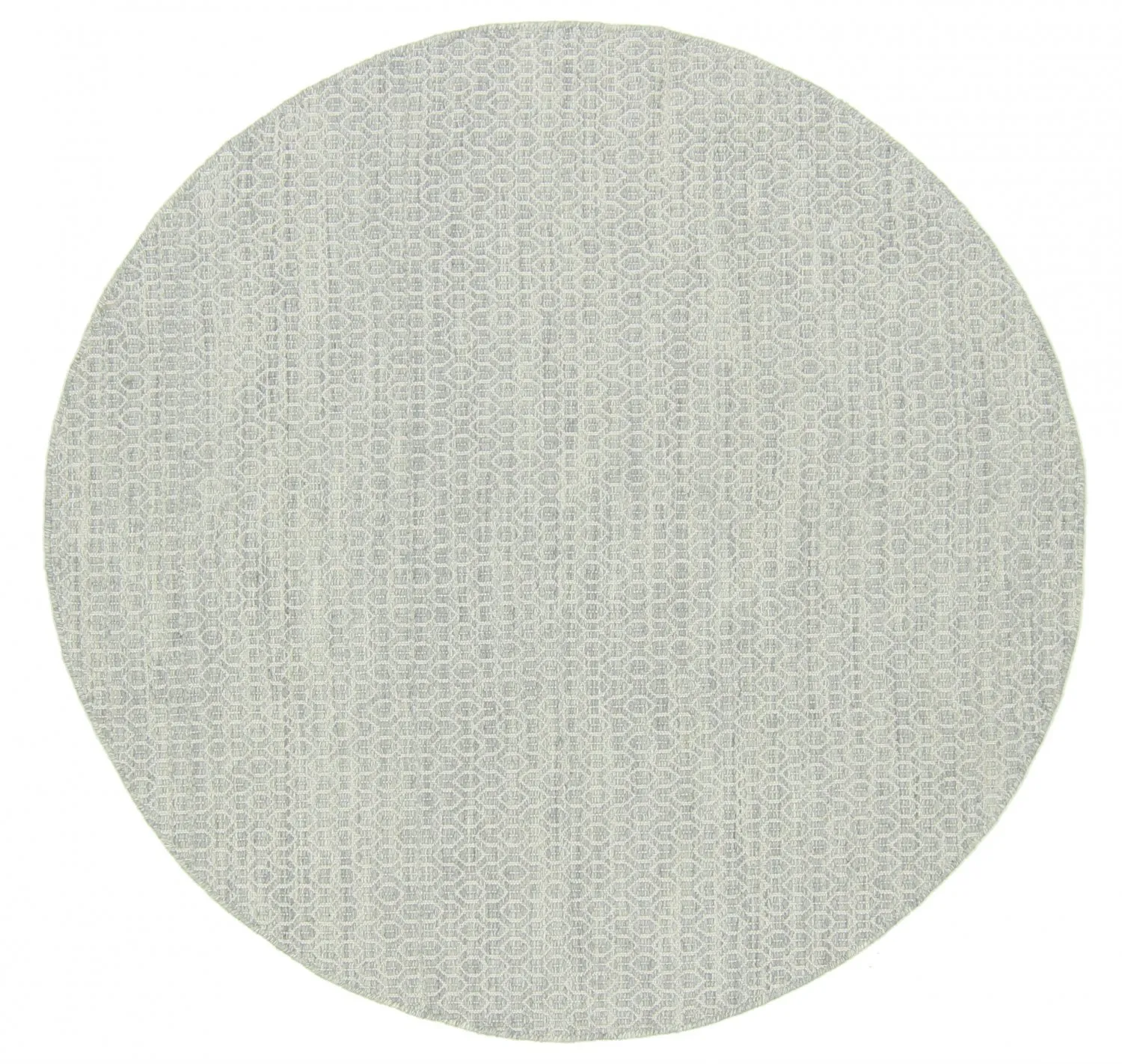 Runde Teppiche - Snowshill (grau/weiß)