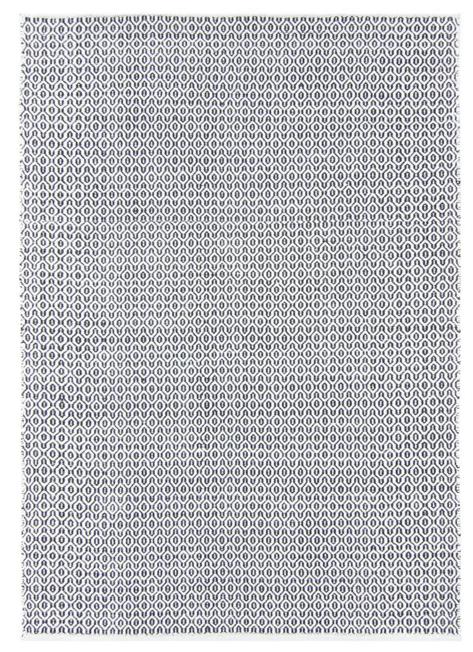 Wollteppich - Snowshill (schwarz/weiß)