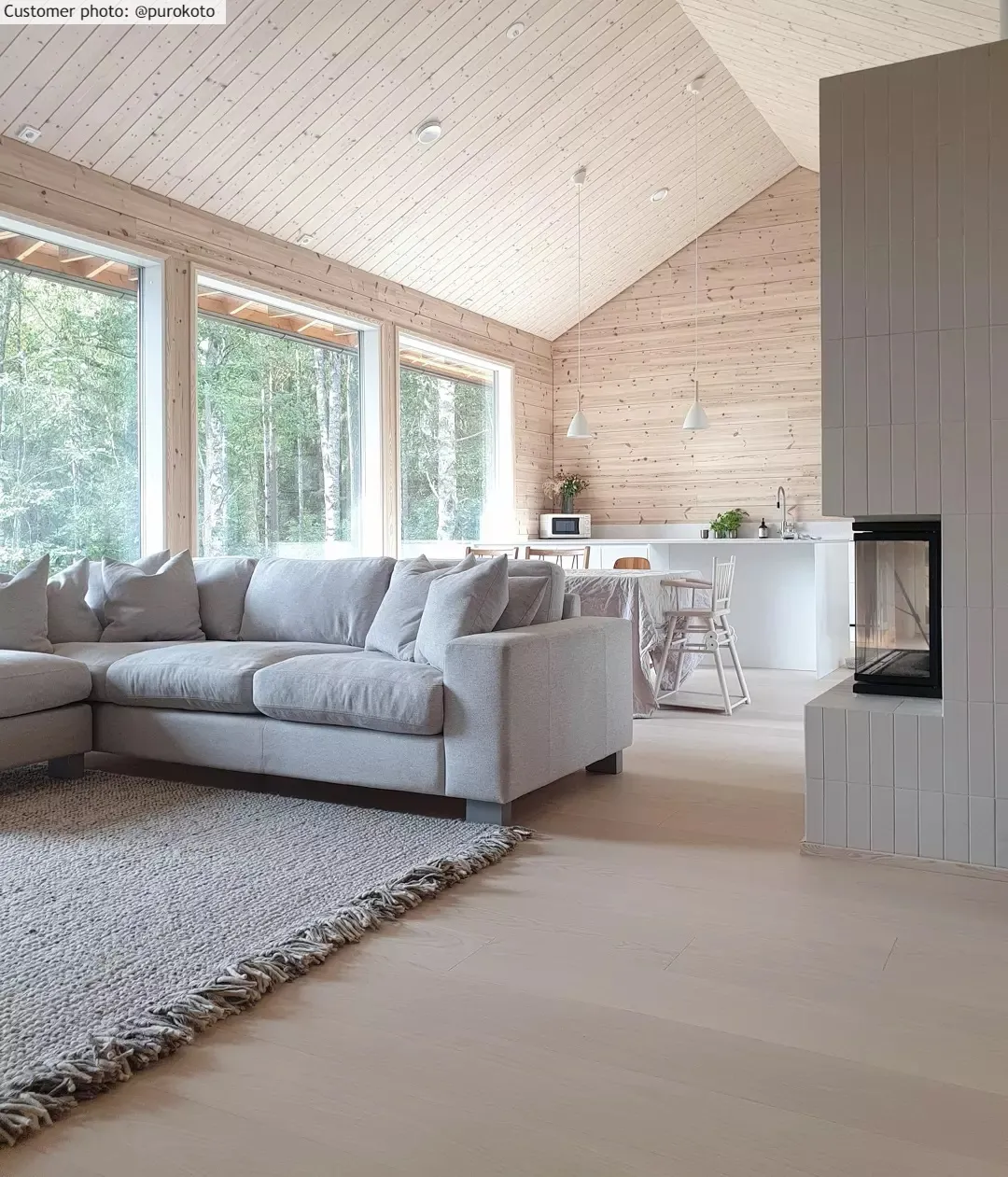 Wollteppich - Stromness (grau/beige)