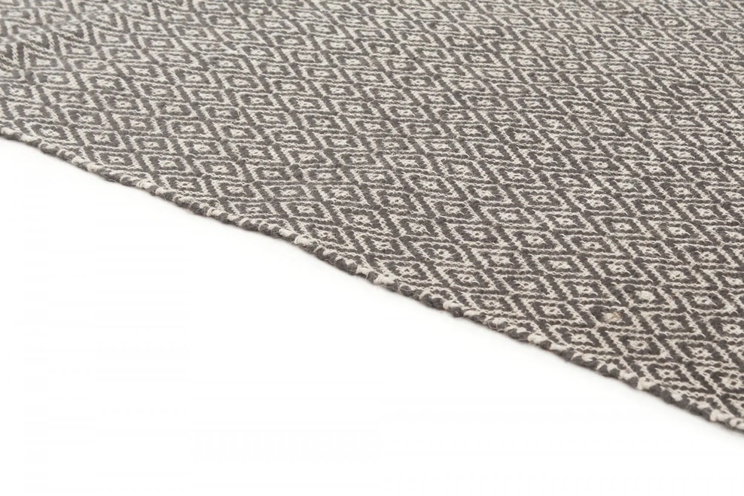 Juteteppich - Puebla (schwarz/grau)
