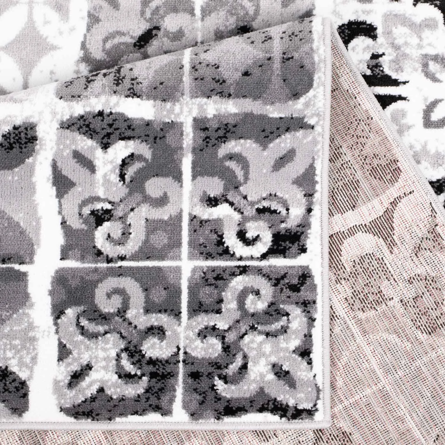 Wilton-Teppich - Nebikat (grau)