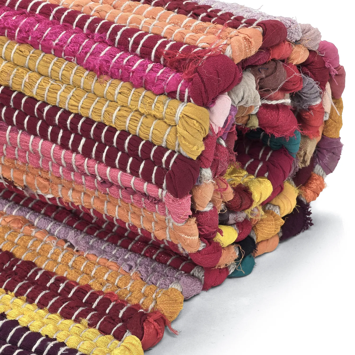 Flickenteppich - Happy (rosa/mehrfarbig)