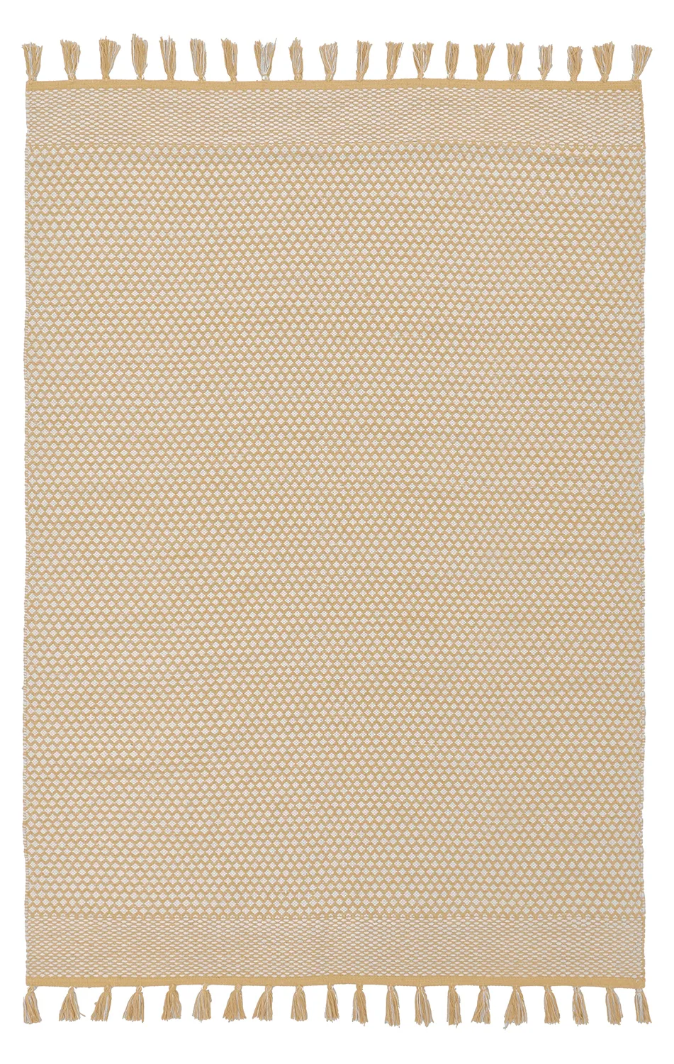 Flickenteppich - Vinga (senfgelb)