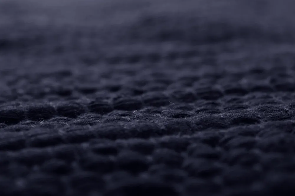 Flickenteppich - Silje (blau/dunkelblau)