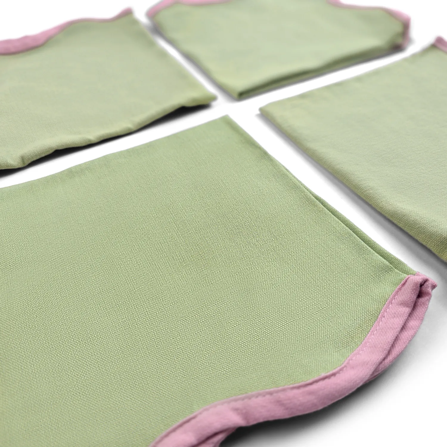 Serviettes en tissu - lot de 4 Yrsa (vert)