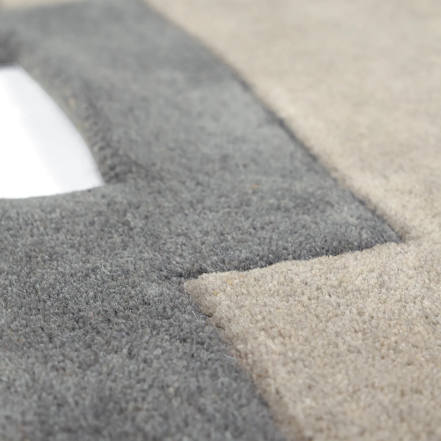 Wollteppich - Agra Hand Tufted Wool Premium (grau)