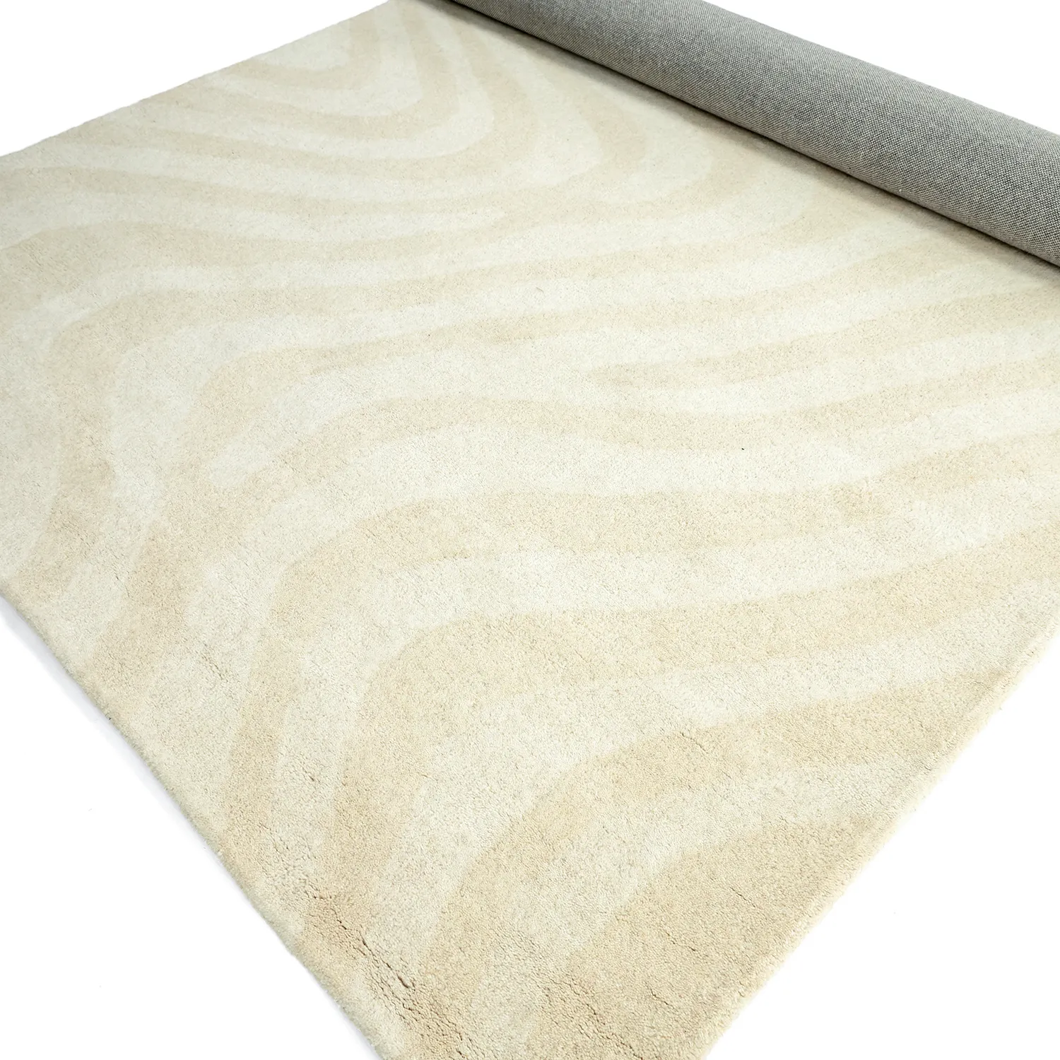 Wollteppich - Aiz Hand Tufted Wool Premium (grau)