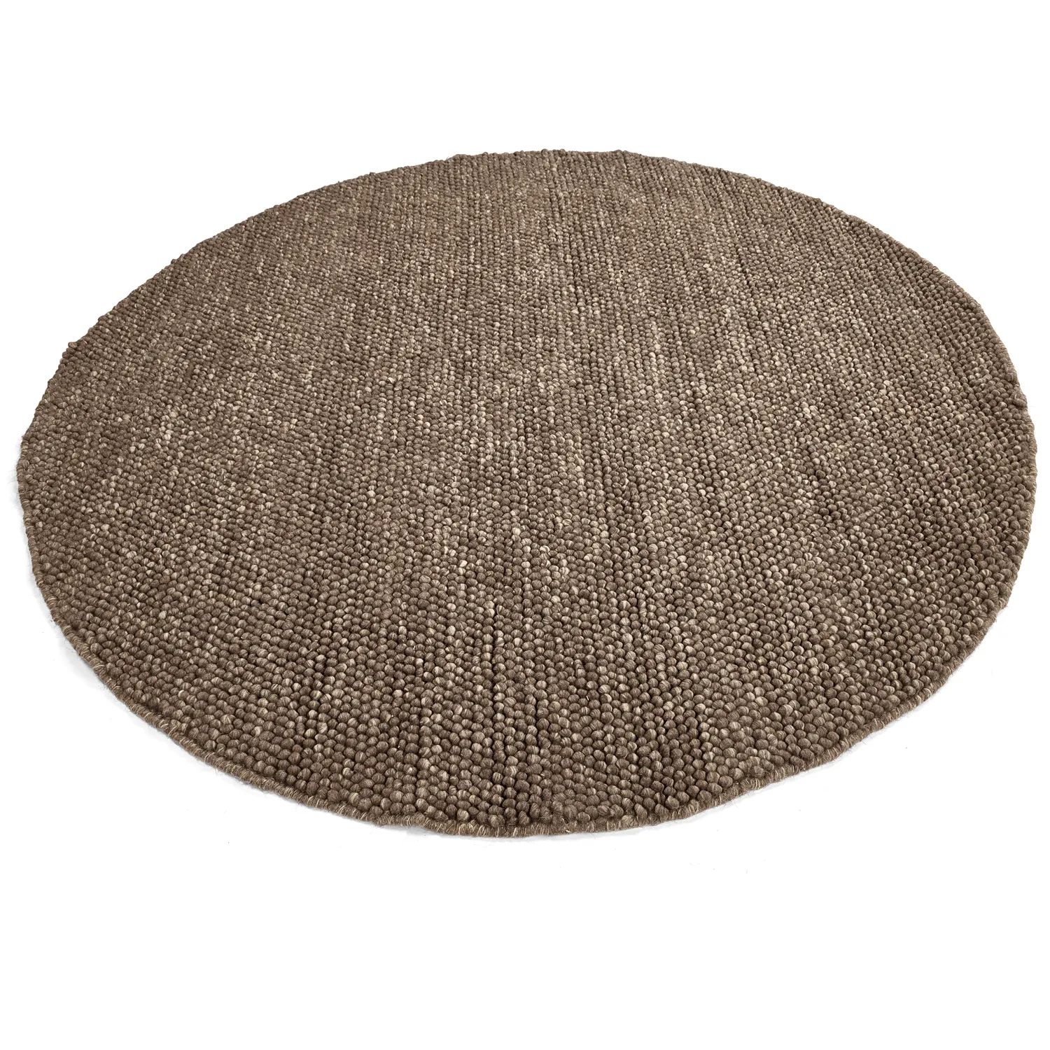 Rund Teppich - Avafors Wool Bubble (braun/beige)