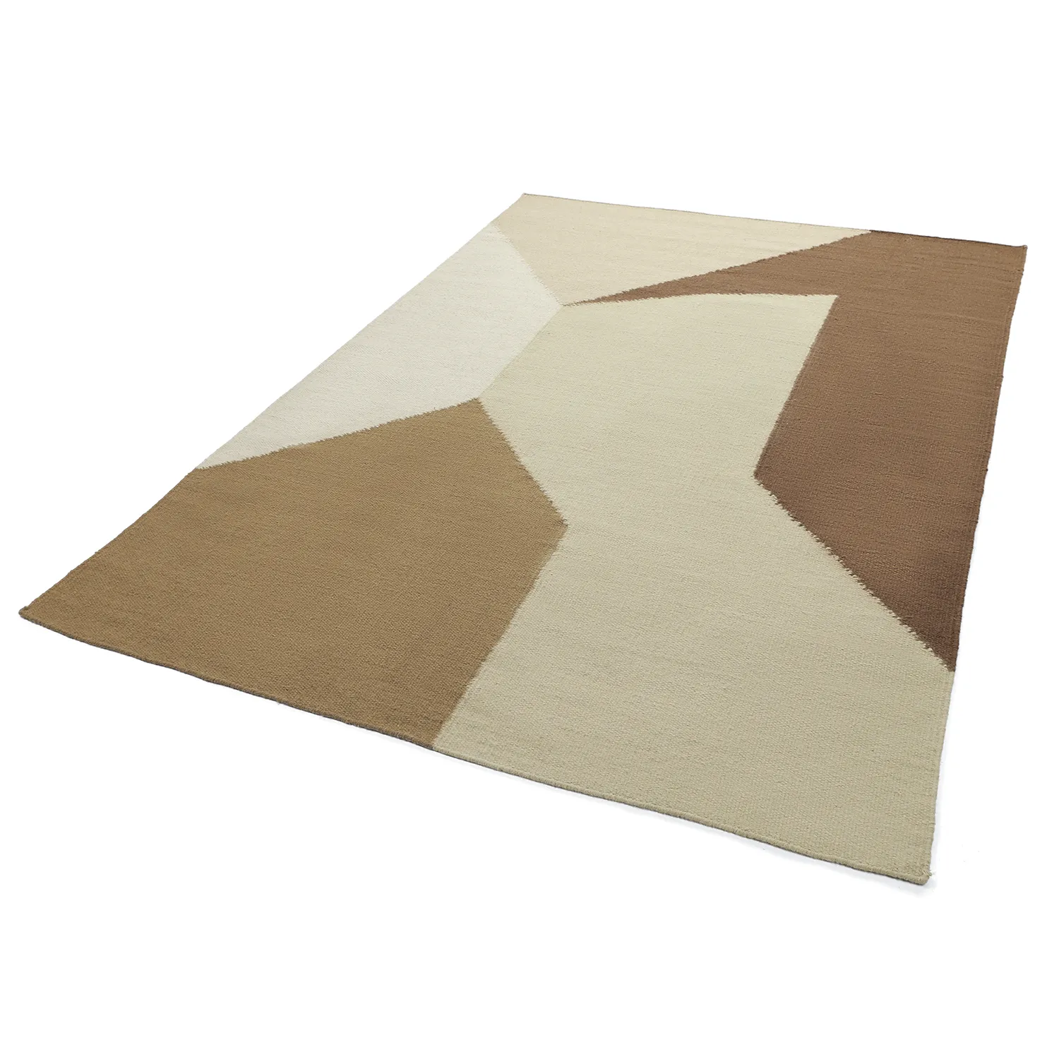 Wollteppich - Aveiro (beige/mehrfarbig)
