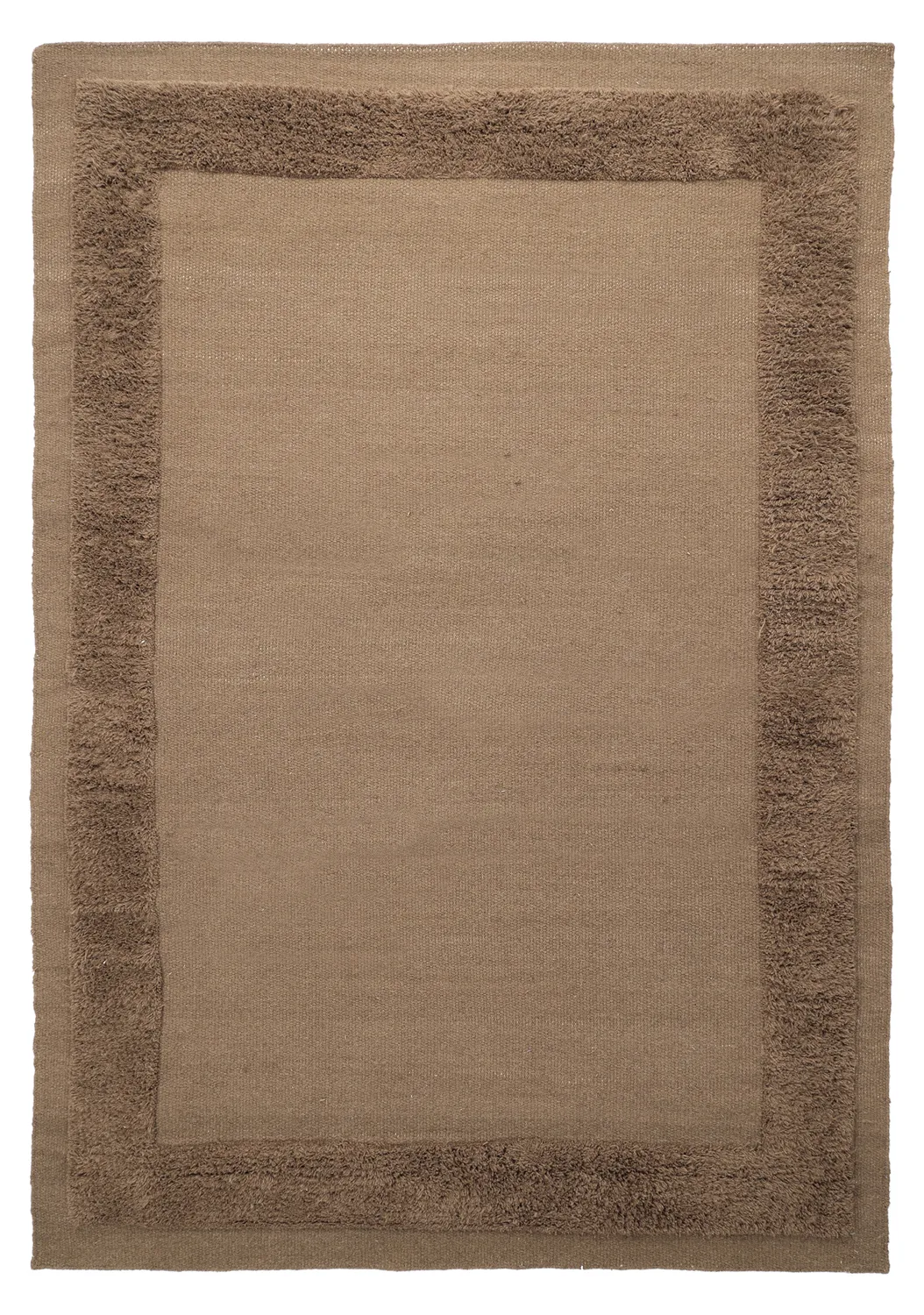 Tapis de laine - Beja (marron foncé)