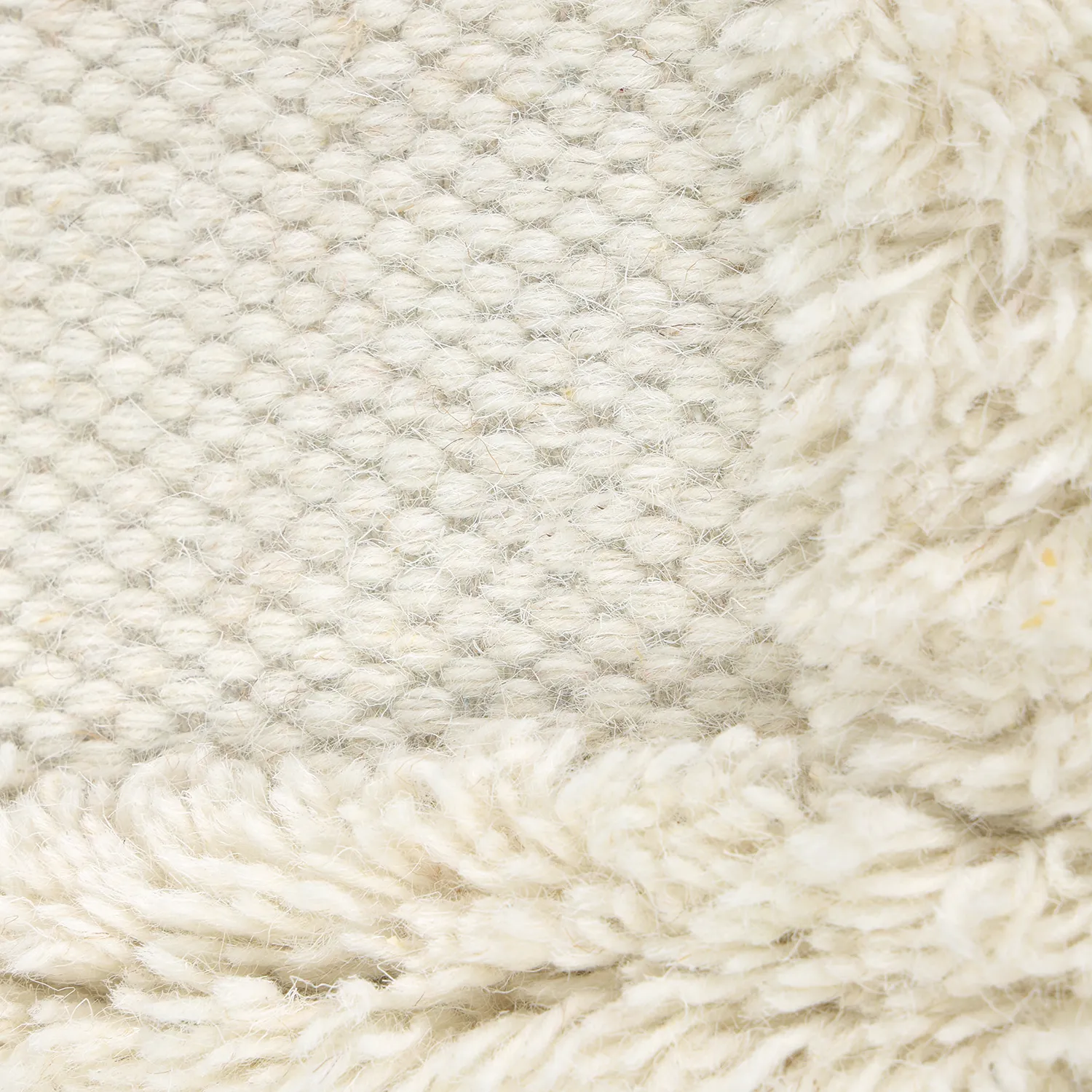 Tapis de laine - Beja (blanc)