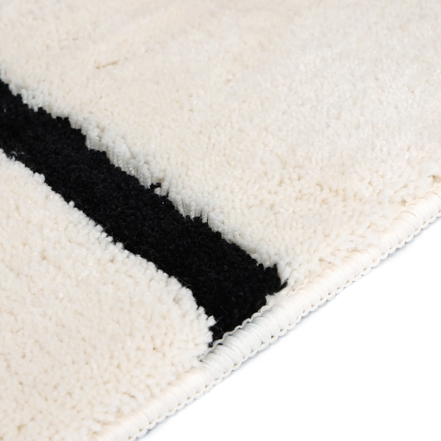 Tapis shaggy - Bitola (crème)