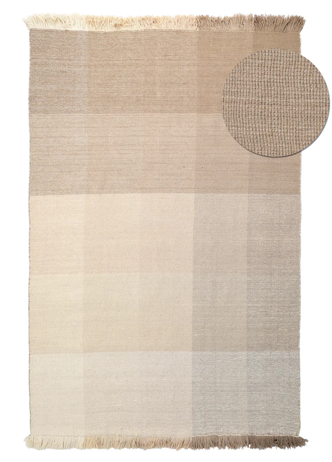 Tapis de laine - Chaves (beige)