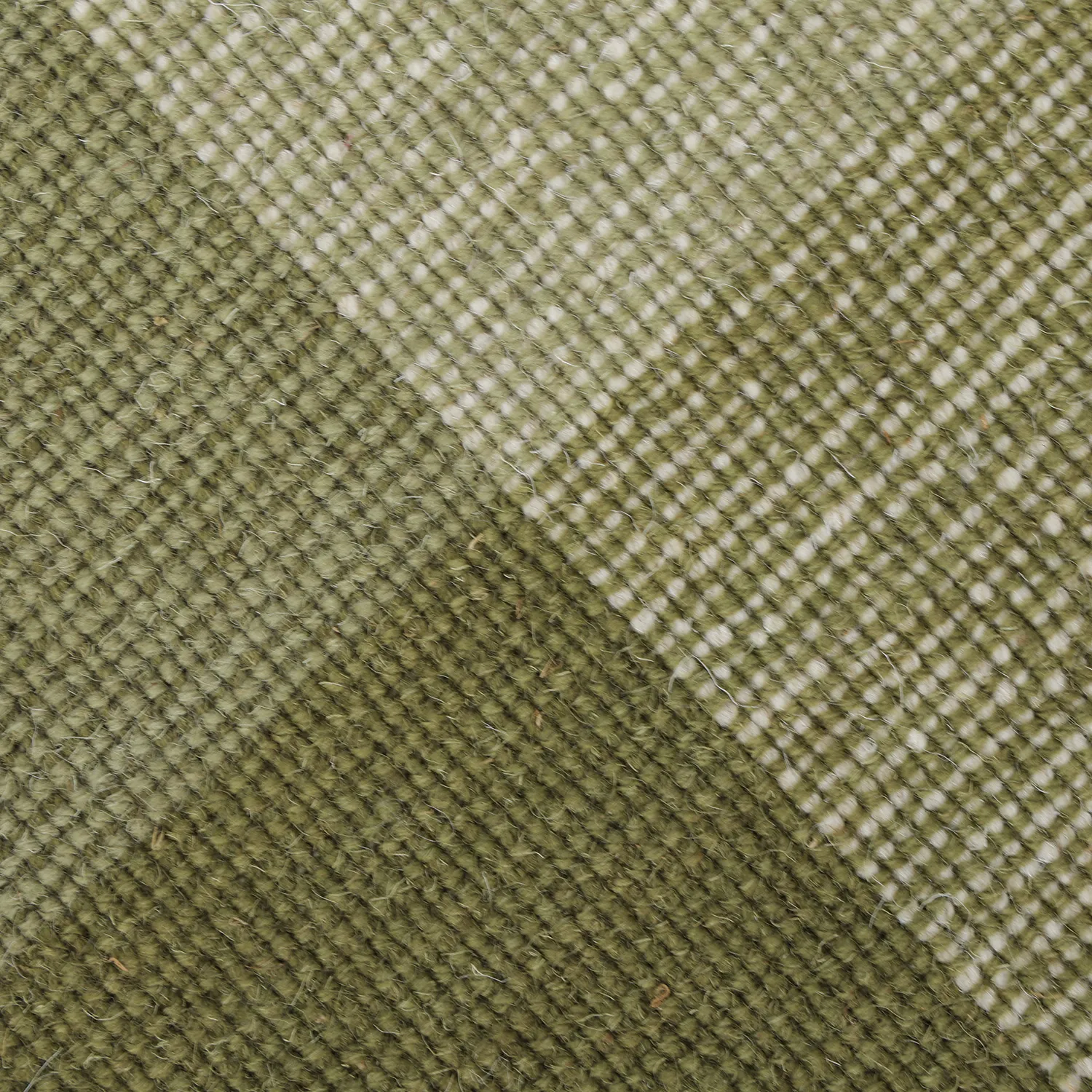 Wollteppich - Chaves (grün/beige)