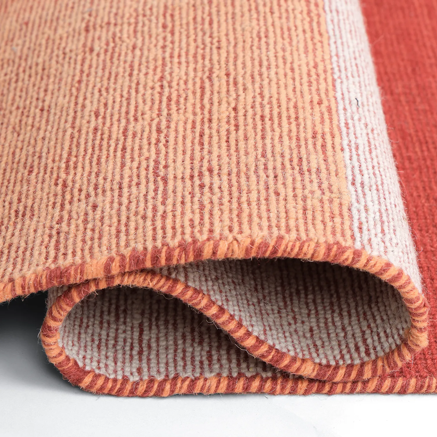 Wollteppich - Chaves (rot/orange)
